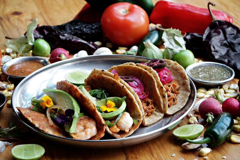 Cafe Rio crispy shrimp street tacos
