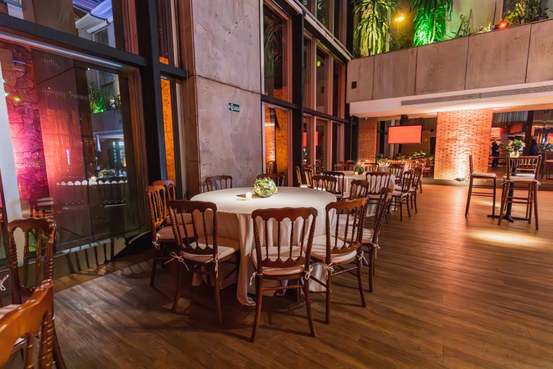 Private dining event setup at Cafe Rio