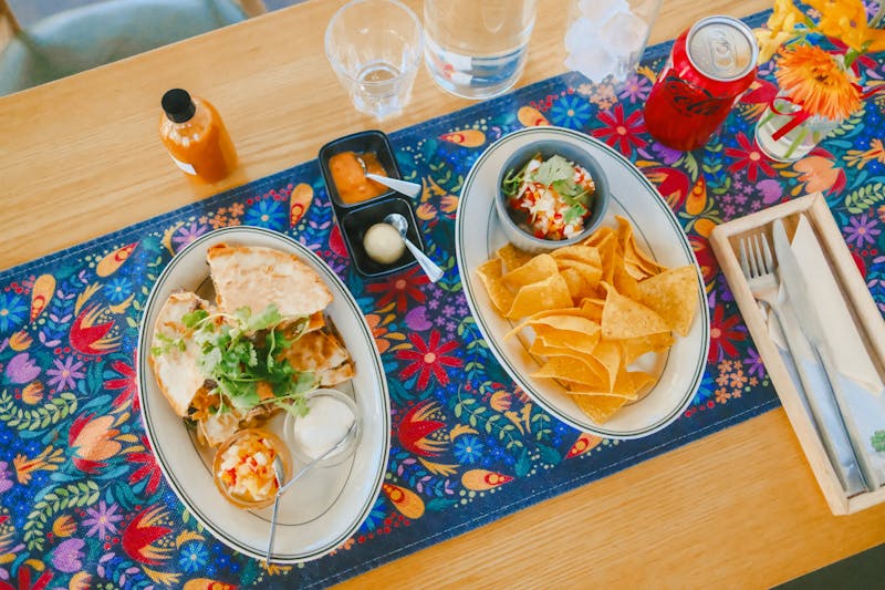 Fresh seasonal soup at Cafe Rio